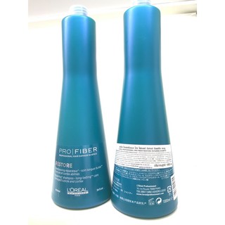 L’oreal Pro Fiber Restore Repairing Shampoo 1000ml แชมพูลอรีอัล ผมแห้งเสีย