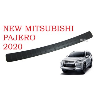 (1ชิ้น) กันรอยท้ายรถ มิตซูบิชิ ปาเจโร สปอร์ต ปี 2020 สีดำด้าน ชายบันได MITSUBISHI PAJERO SPORT FACE LIFT ของแต่ง ราคาถูก