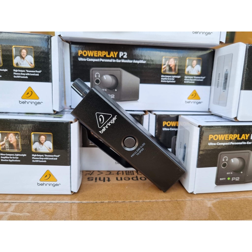 Behringer P2 Ultra-Compact Personal In-Ear Monitor Amplifier พร้อมส่ง