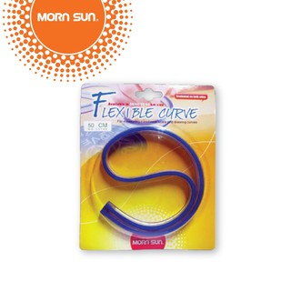 ไม้บรรทัดกระดูกงู Flexible Curve 50cm. MORN SUN