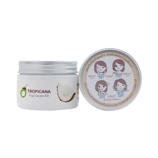 เจลสครับมะพร้าว Tropicana สำหรับนวดผิวหน้าและผิวกาย DESICCATED COCONUT OIL SCRUB