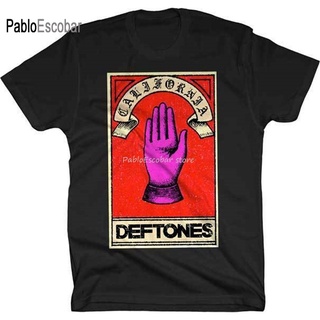 New Casual Short Sleeve T-Shirt Deftones Printed Classic Style Mens Fashion 2022 Can Be Customized.เสื้อยืด