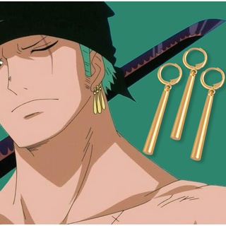 Roronoa Zoro ต่างหูคลิป ลายการ์ตูนวันพีช