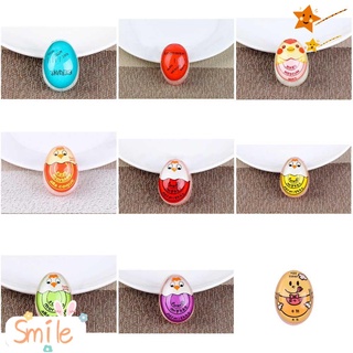 SMILE Changing Egg Timer Hard Boiled Eggs Cooking Timer Tool Cooking Supplies Gadgets Kitchen Resin Perfect Egg Clock