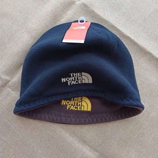 หมวกบีนนี่ ผ้าถัก ให้ความอบอุ่น สองด้าน ลาย The North Face