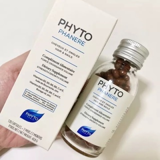 Phyto Paris Phytophanere 120 Capsules  วิตามินบำรุงเส้นผมที่ช่วยลดการหลุดร่วงของเส้นผม