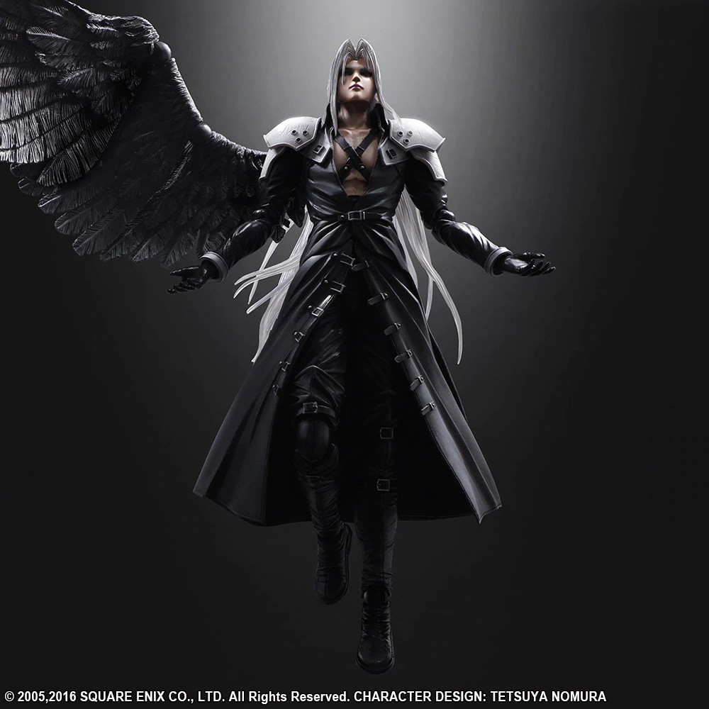 PLAY Arts Kai Final Fantasy VII 7 Sephiroth PVC Action Figure Collectible Model Toy 26cm