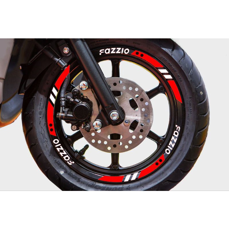 สติ๊กเกอร์ขอบล้อสะท้อนแสง yamaha fazzio