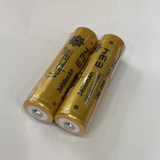 ถ่านไฟฉายVapcell INR18650 3400mAh 3.7V(รุ่นมีหัว)ของแท้