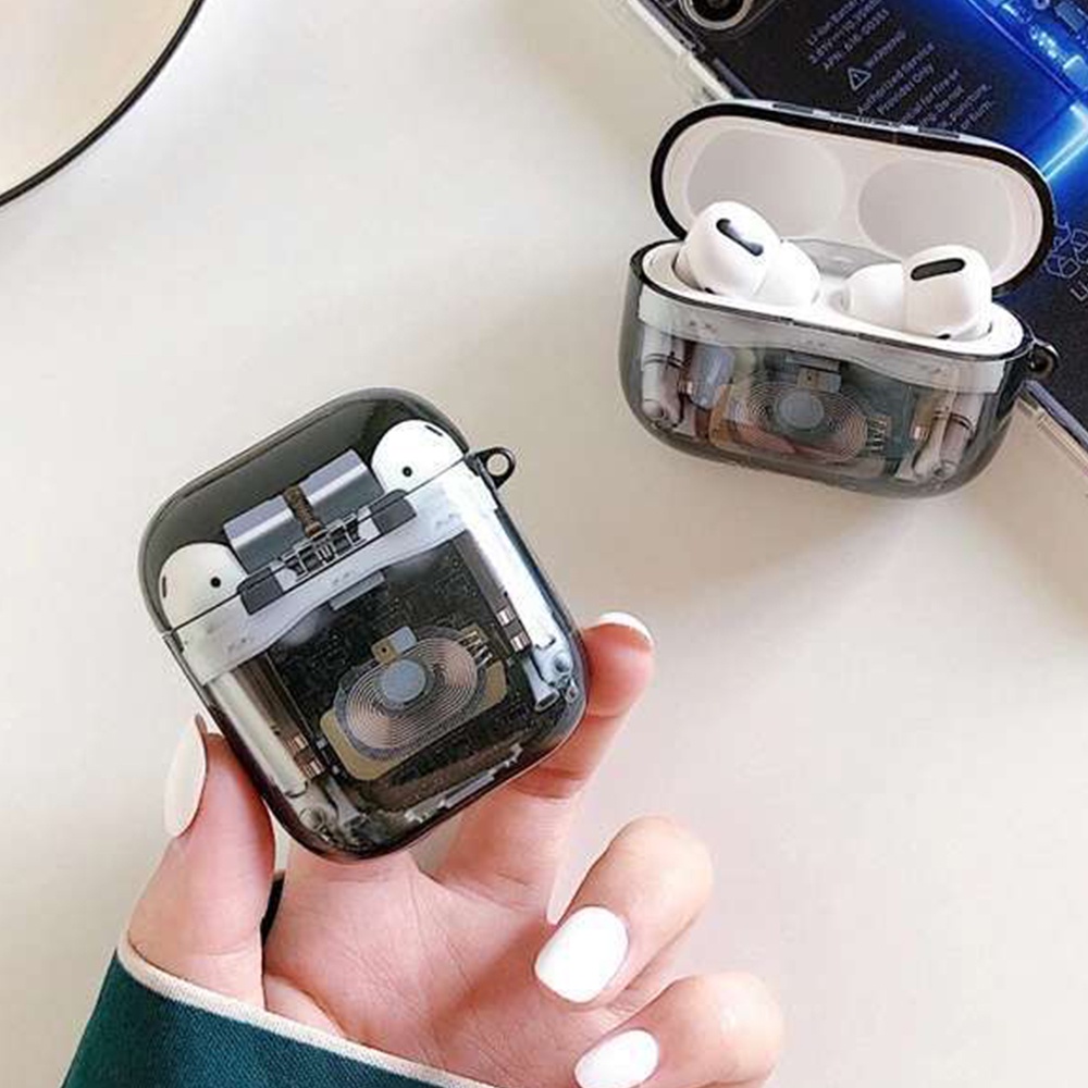เคสหูฟังบลูทูธ Tpu ลายการ์ตูนตลกสําหรับ Apple Airpods 1/2 Airpods Pro #8