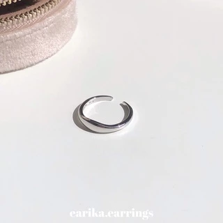 earika.earrings - simple ring (มีให้เลือกสองสี) แหวนชุบทองคำขาว/ทอง ฟรีไซส์ปรับขนาดได้