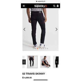 กางเกงยีนส์ ซุปเปอร์ดราย SUPERDRY 02 TRAVIS SKINNY