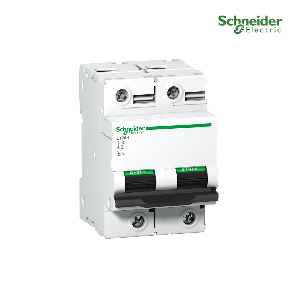 Schneider Electric - Miniature circuit-breaker, Acti9 C120H, 2P, 125 A, C curve,15 kA, 400VAC_A9N18459 ที่ร้าน PlugOn