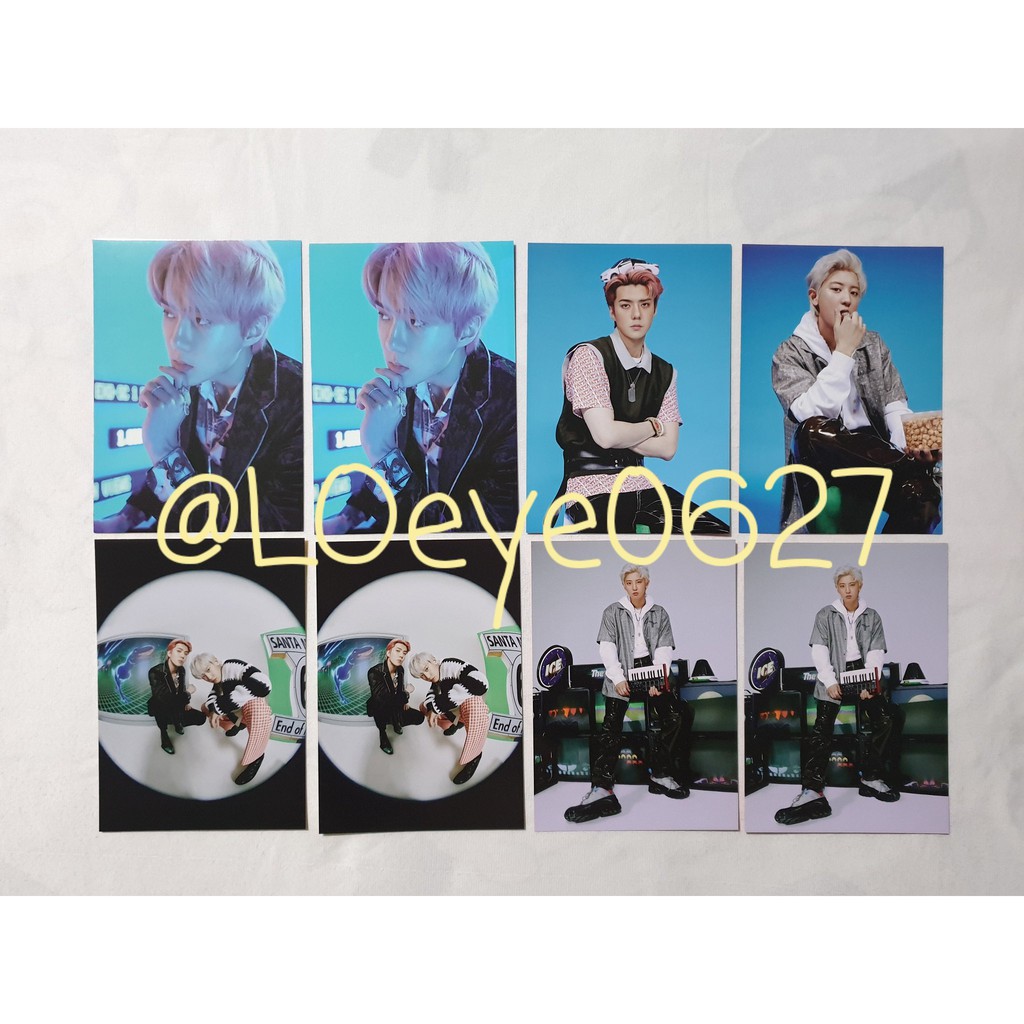 [พร้อมส่ง] โปสการ์ด โปสพับ EXO-SC อัลบั้ม 1 Billion Views POASTCARD POSTER