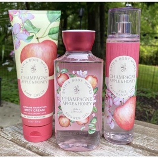 (แท้) Bath&amp;Body Works CHAMPAGNE APPLE &amp; HONEY collection