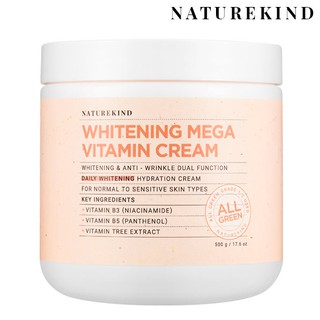 [พร้อมส่ง] Naturekind Whitening Mega Vitamin Cream 500g