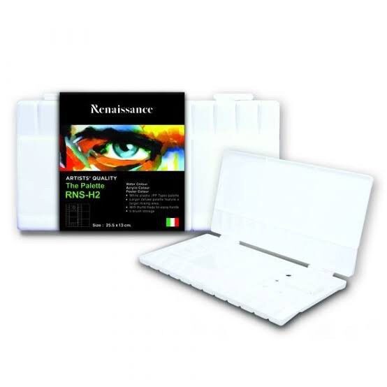 จานสี อย่างดี พับได้ Renaissance Water Color Palette H1 / H2 จำนวน 1 ชิ้น