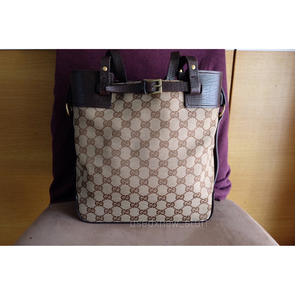 Gucci tote bag กระเป๋า Gucci มือสอง