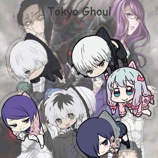 พวงกุญแจเสื้อยืดคอกลมแขนสั้นพิมพ์ลาย Tokyo Ghoul Kaneki Ken