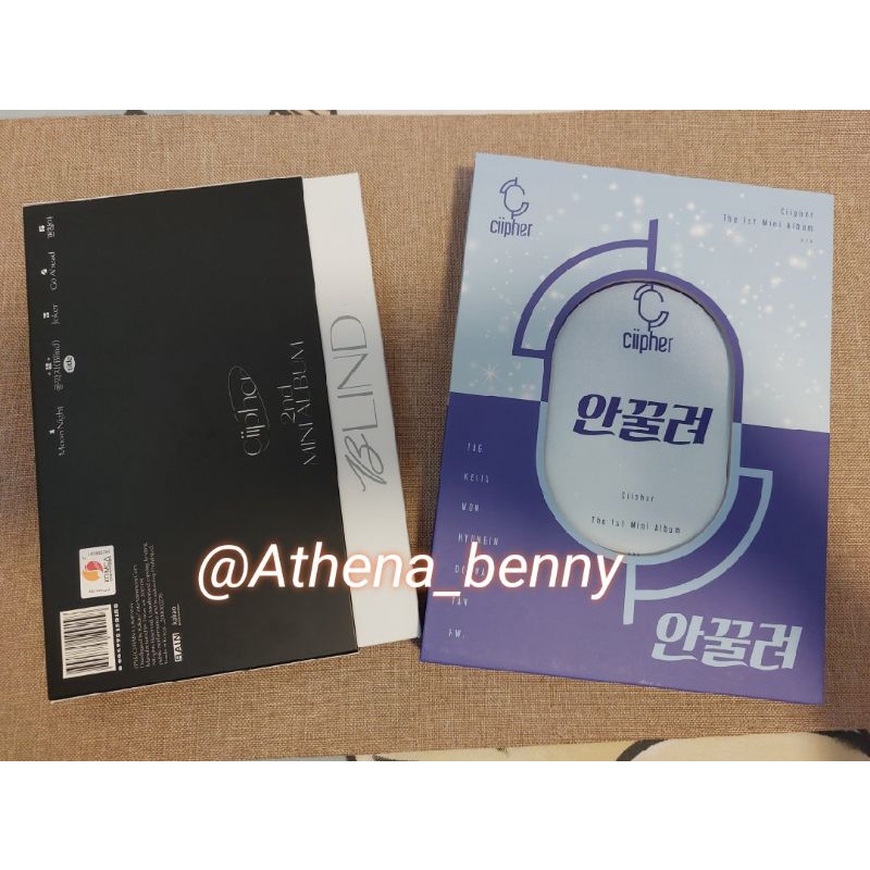 อัลบั้มเปล่า ciipher (ขายเป็น Set นะคะ)/มีลายเซ็นต์ 1 อัลบั้ม