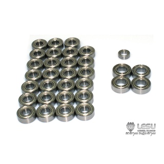 Lesu 32Pcs Wheel Hub Sealed Bearing Kit for Tamiya 1/14 Semi RC  Car Truck Upgrade Parts