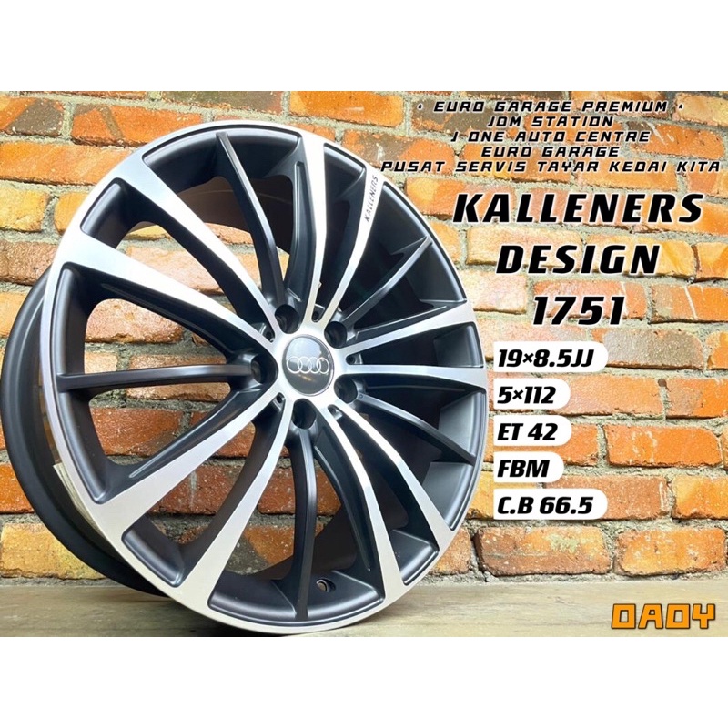 ล้อ KALLENERS 19INC AUDI A3 A4 A6 S4 S6