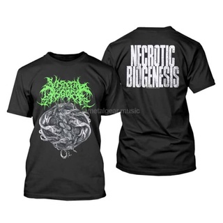 เสื้อยืดผู้ชาย เสื้อยืด ลาย Visceral Disgorge Necrotic S-5XL