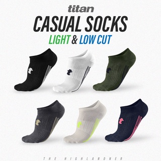 TITAN CASUAL SOCKS LOW-CUT LIGHT | ถุงเท้าวิ่ง