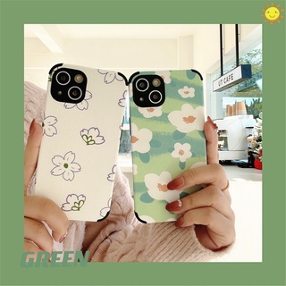 Samsung Galaxy Note 8 9 J4 J6 Plus J6+ J2 J5 Pro J7 Pirme On7 2016 J710 J510 J310 J530 J730 A9S G530 G532 Case Summer Simple small Fresh floral Flowers Four Corners Drop Resistance Cute Soft TPU Protective Cover