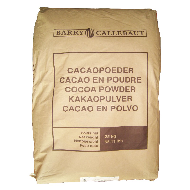ผงโกโก้ Barry 10-12% (COCOA POWDER (BARRY CALLEBAUT) (THAILAND)) 25 กิโลกรัม / กระสอบ