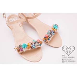 Flat Rose Sandal