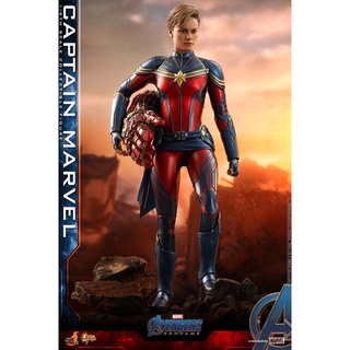 🕊️พร้อมส่ง ฟิกเกอร์ โมเดล ของสะสม Hot Toys MMS575 Avengers: Endgame 1/6 Captain Marvel