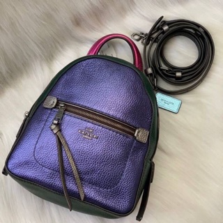 ANDI BACKPACK IN COLORBLOCK (COACH F49122) MULTI/BLACK ANTIQUE NICKEL