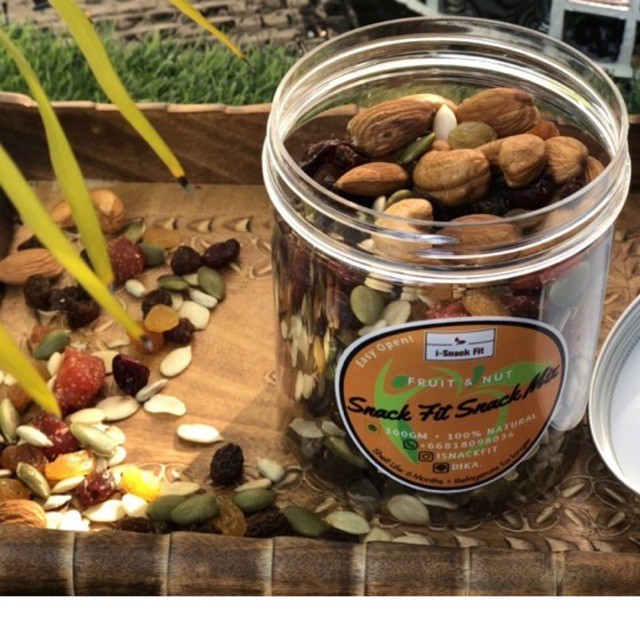 ธัญพืชอบ ธรรมชาติ 9 ชนิด 300g Roasted Fruit and Nut Mix Trail Mix