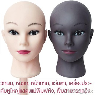 หัวหน้ารุ่น❁△❇การค้าต่างประเทศใหม่หัวล้านหัวล้านรุ่นแอฟริกาผิวสีดำรุ่นหุ่นหัวหมวกแสดงวิกผมหัวหัวนางแบบหัวฝึกหัว