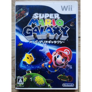 แผ่น Wii SUPER MARIO GALAXY (JAPAN) สำหรับสายสะสม