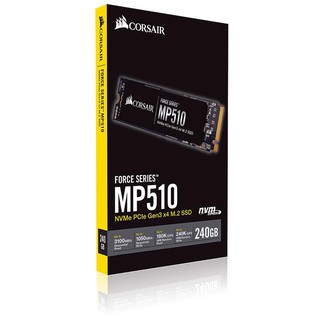 SSD 240 GB (เอสเอสดี) CORSAIR MP510 PCIe/NVMe M.2 2280 (CSSD-F240GBMP510)