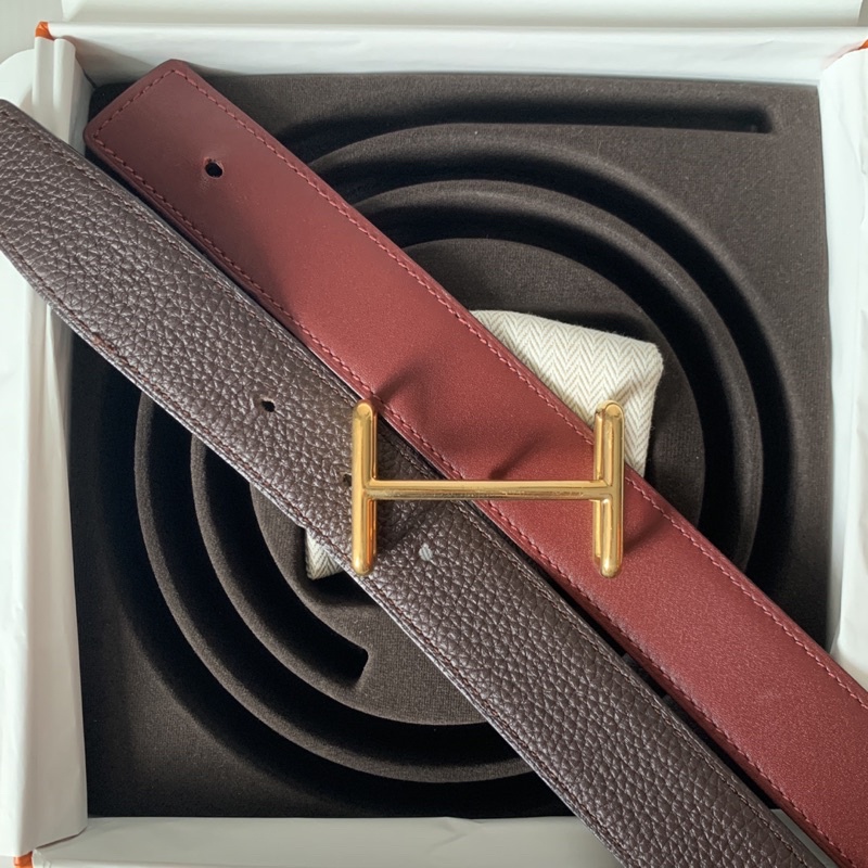 (ของแท้💯) พร้อมส่ง‼️ เข็มขัดแอร์เมส มือสอง Hermes Belt size 90