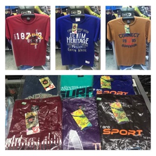 เสื้อยืดคอกลมs-sportเนื้อผ้าcotton ไซค์m