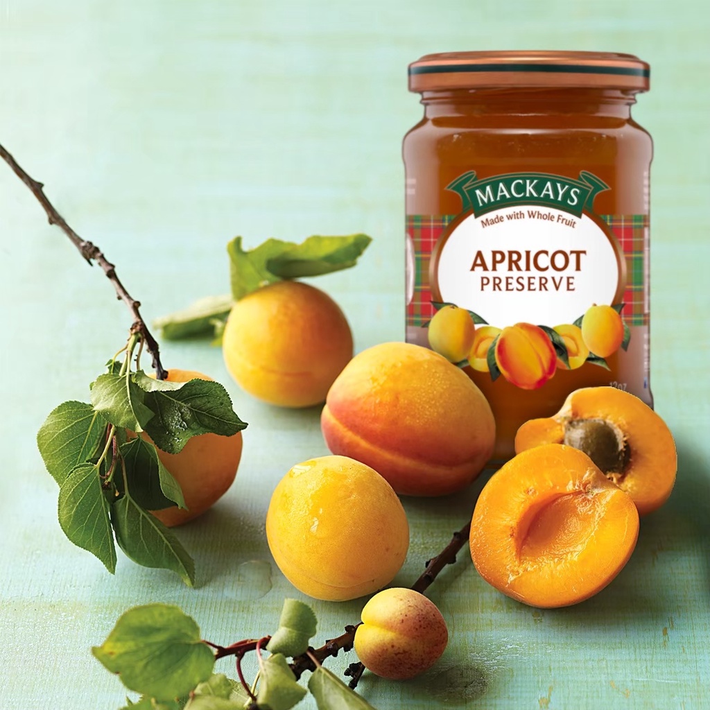 แยมผลไม้ แยมแอพปริคอท Apricot Preserve340 กรัม
