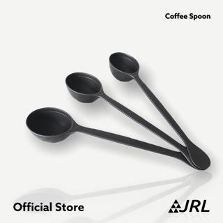 JRL ช้อนตักผงกาแฟ แบบหนา 8 - 10 กรัม / 35 มล จำนวน 3 ชิ้น (สีน้ำตาลเข้ม)