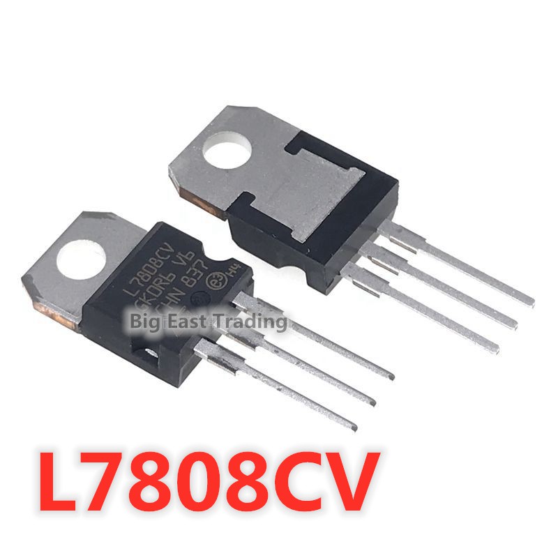 10PCS L7808CV TO220 L7808 TO-220 7808 LM7808 MC7808 รับประกันคุณภาพ