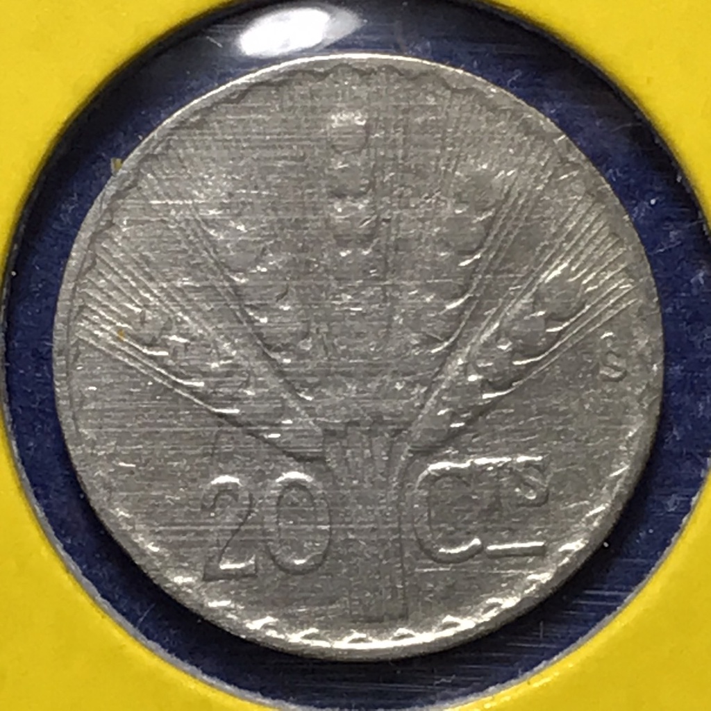 No.60680 เหรียญเงิน ปี1942 อุรุกวัย 20 CENTESIMOS เหรียญสะสม เหรียญต่างประเทศ เหรียญเก่า หายาก ราคาถูก