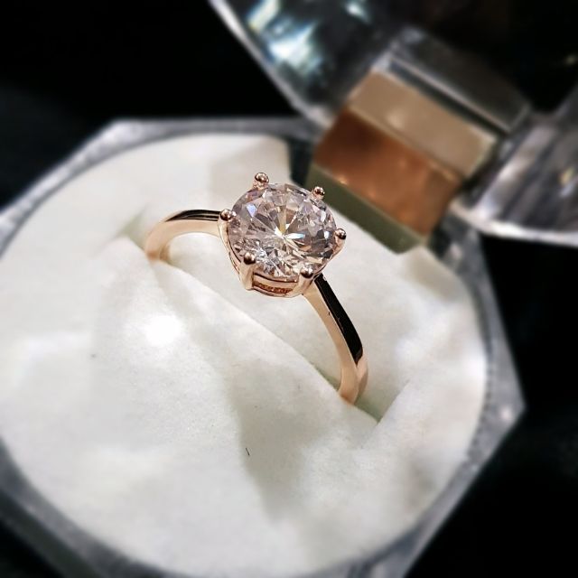 แหวนแฟชั่น สี Pink gold