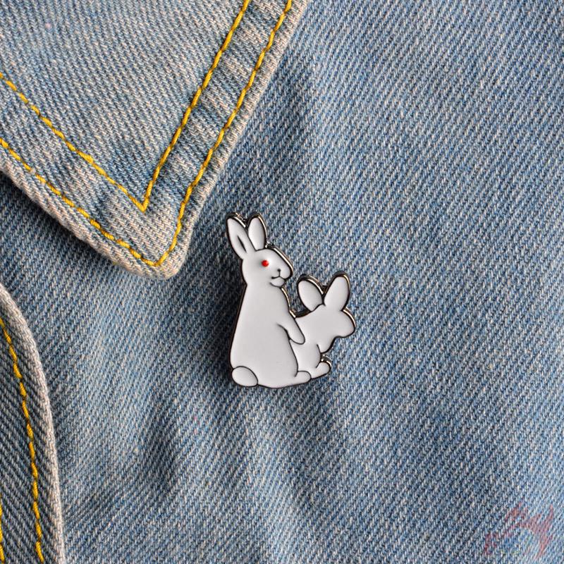 &gt; Ready Stock &lt; ❉ Bad Rabbit Pins ❉ 1Pc Punk Metal Collection Brooches Pins