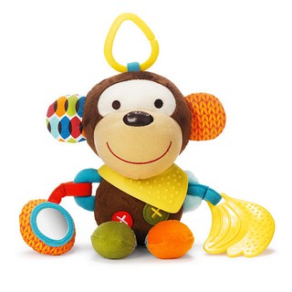 ตุ๊กตาโมบายผ้าเสริมพัฒนาการ รูปลิง SKK Baby  รุ่น BANDANA BUDDIES activity toy - Monkey