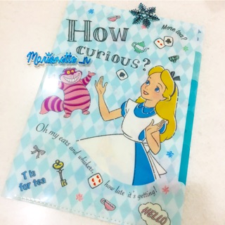 แฟ้ม 5 ช่อง alice in womderland