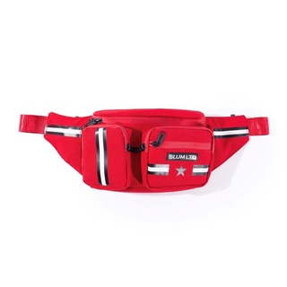 SLUM LTD RG Stripes Waist Bag Red