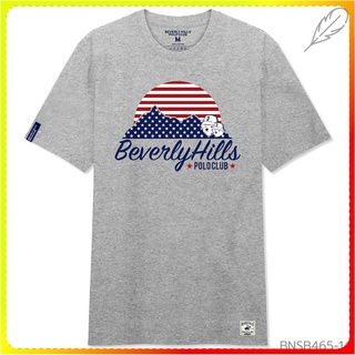 【2022New】สินค้าเฉพาะจุด Beverly Hills Polo Club เสื้อยืดคอกลมแขนสั้น Classic Bear รุ่น BNSB465