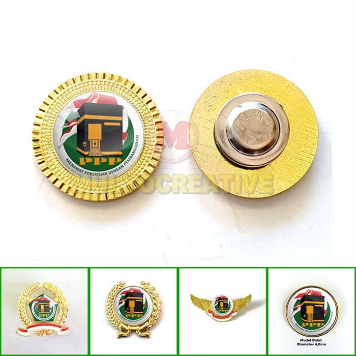 PPP Party Pin รุ่นหยัก - PPP Party Pin ขนาด 3.5 ซม